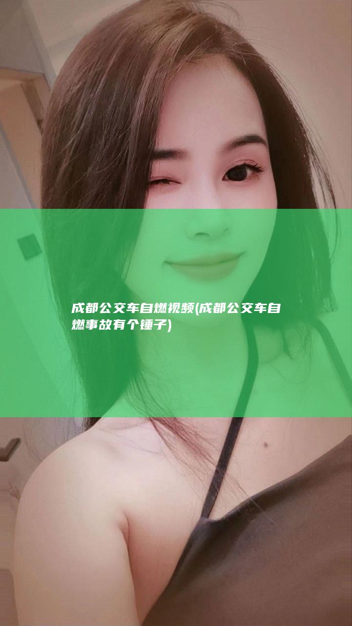 成都公交车自燃视频 (成都公交车自燃事故有个锤子)